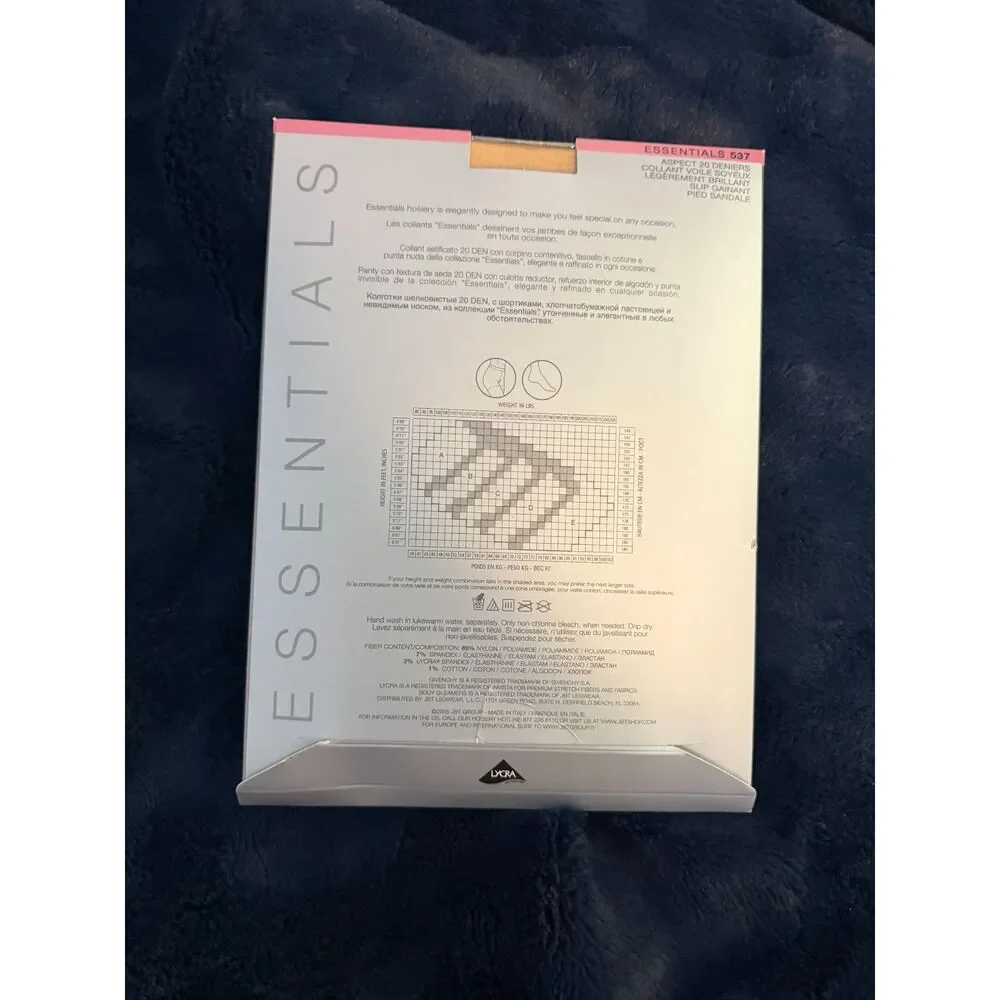 Vintage Givenchy Body Gleamers Bronze Size E Control Top Pantyhose NOS 537